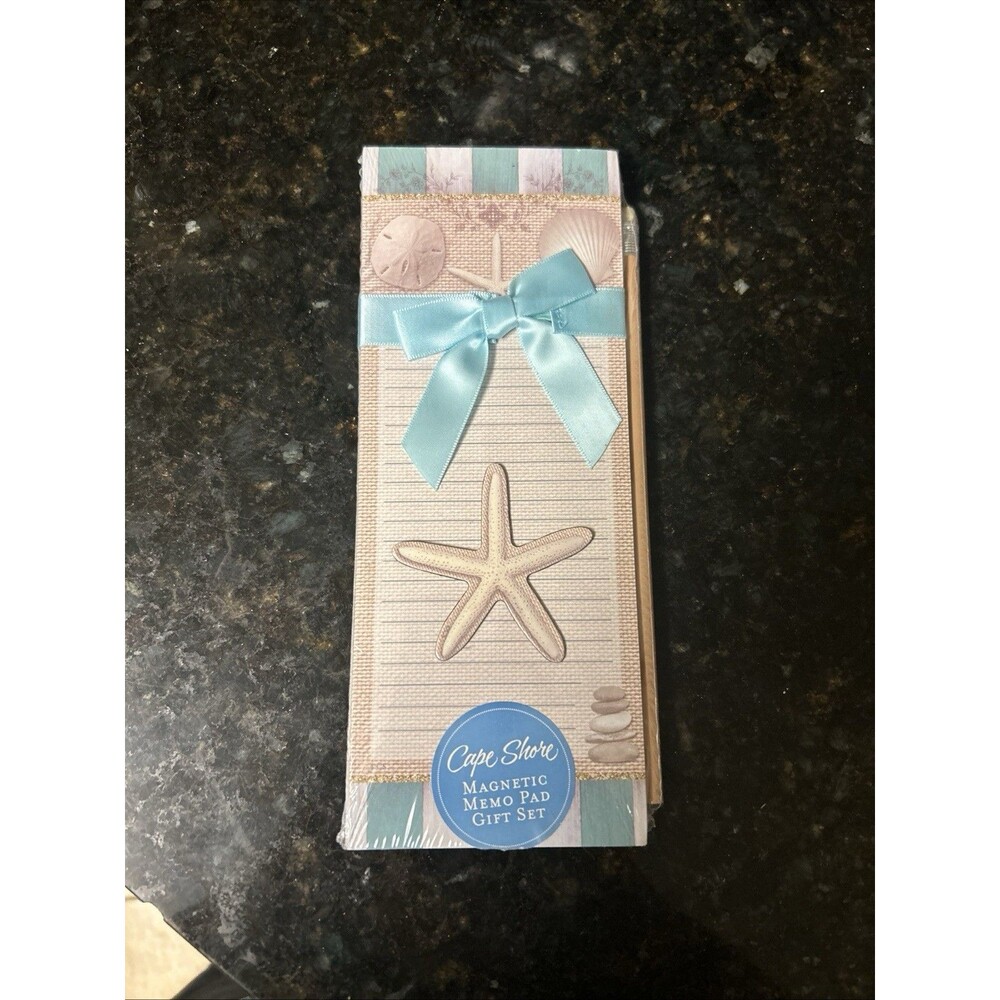 NWT Cape Shore Magnetic Memo Pad and Pencil set